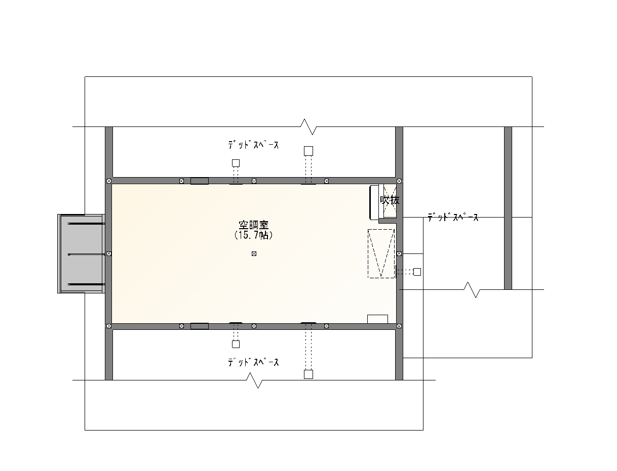 間取り小屋裏