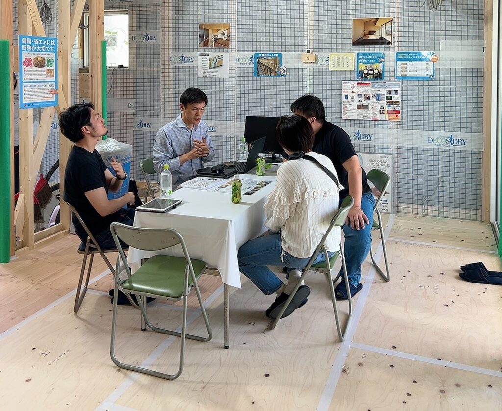 構造見学会・相談会の様子