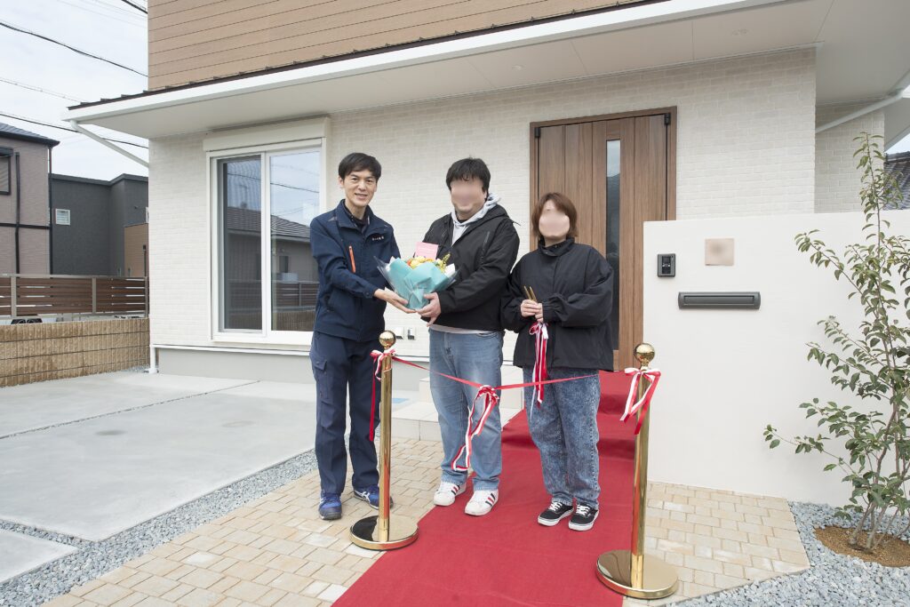 新築 引渡しの様子